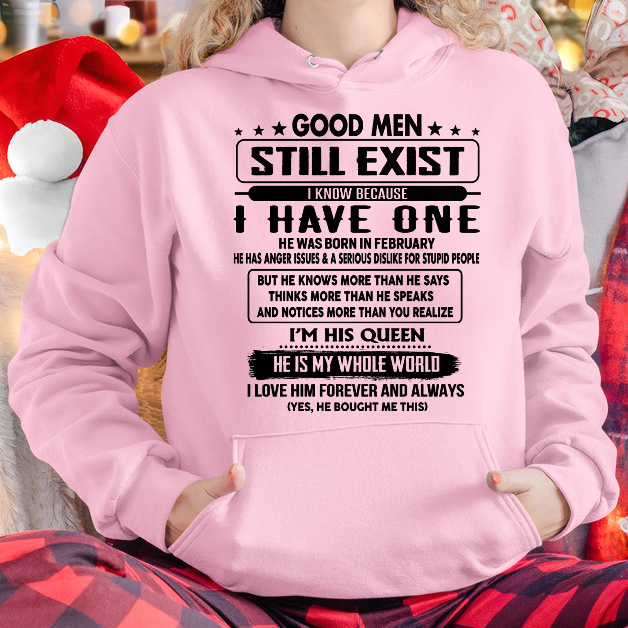 February - Good men Still Exist - gift for your girlfriend, wife from Husband - NGHL02 (SKU-GM-02)